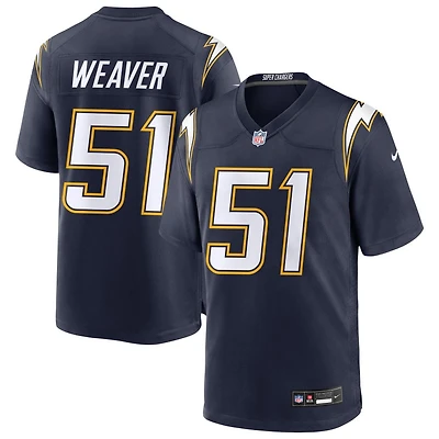 Rashad Weaver Men's Nike Navy Los Angeles Chargers Alternate Super Chargers Game Custom Jersey