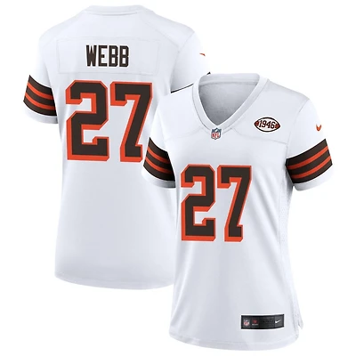 Sam Webb Women's Nike White Cleveland Browns 1946 Collection Alternate Custom Jersey