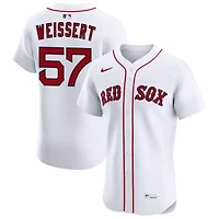 Greg Weissert Men's Nike White Boston Red Sox Home Elite Custom Jersey