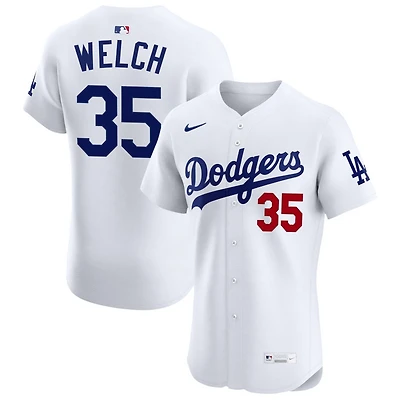 Bob Welch Men's Nike White Los Angeles Dodgers Home Elite Pick-A-Player Retired Roster Jersey