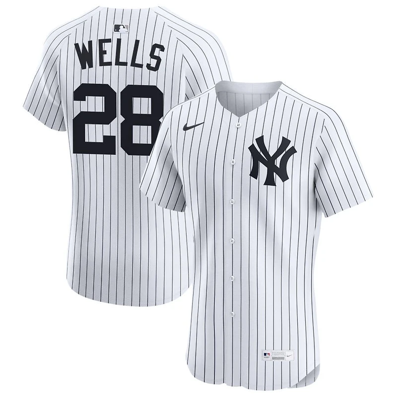 Austin Wells Men's Nike White New York Yankees Home Elite Custom Jersey