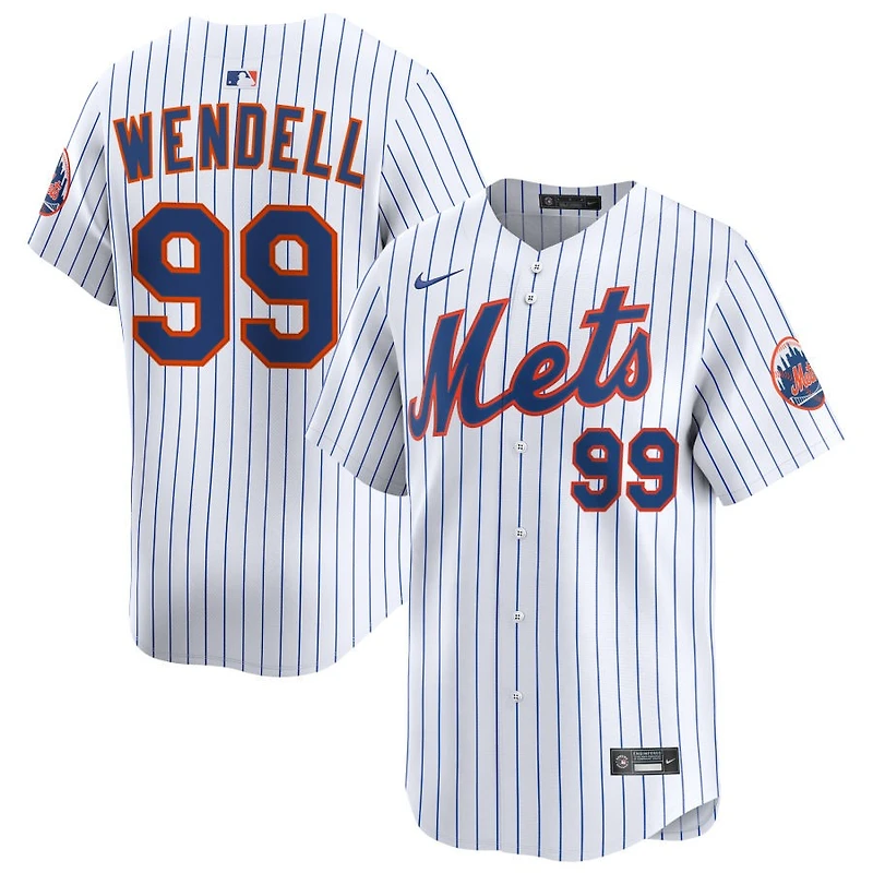 Turk Wendell Men's Nike White New York Mets Home Limited Pick-A-Player Retired Roster Jersey