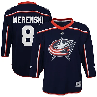 Zach Werenski Youth  Navy Columbus Blue Jackets Home Replica Custom Jersey