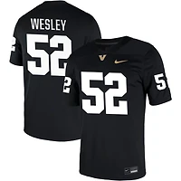 Kevo Wesley Men's Nike Black Vanderbilt Commodores NIL Pick-A-Player Game Jersey