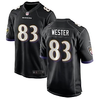LaJohntay Wester Men's Nike Black Baltimore Ravens Alternate Custom Game Jersey