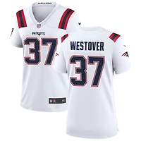 Jack Westover Women's Nike New England Patriots White Custom Game Jersey