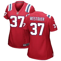 Jack Westover Women's Nike Red New England Patriots Alternate Custom Jersey