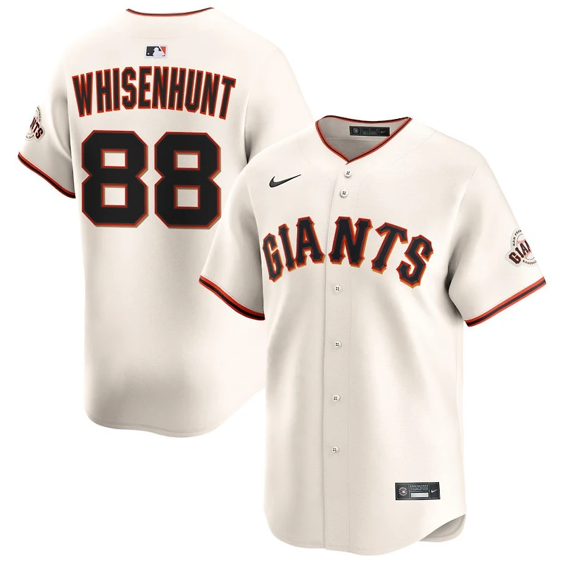 Carson Whisenhunt Men's Nike Cream San Francisco Giants Home Limited Custom Jersey
