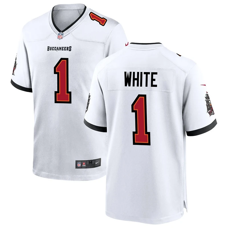 Rachaad White Men's Nike White Tampa Bay Buccaneers White Custom Game Jersey