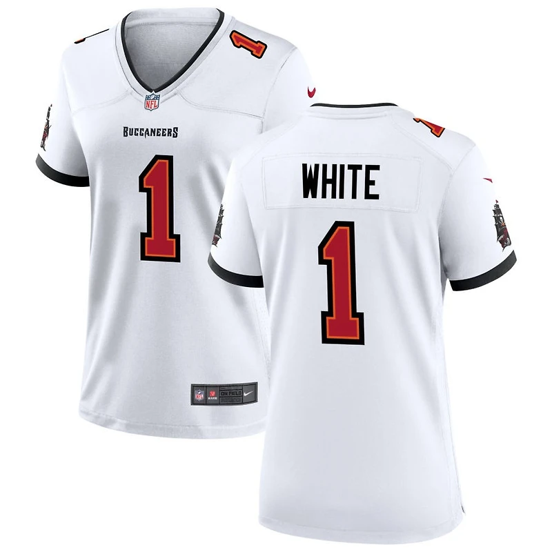 Rachaad White Women's Nike Tampa Bay Buccaneers White Custom Game Jersey