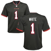 Rachaad White Youth Nike Pewter Tampa Bay Buccaneers Alternate Custom Game Jersey