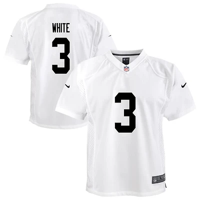 Zamir White Youth Nike White Las Vegas Raiders Team Custom Game Jersey