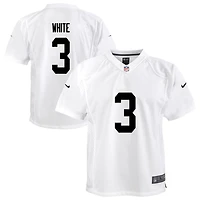 Zamir White Youth Nike White Las Vegas Raiders Team Custom Game Jersey