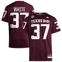 Tyler White Men's adidas  Maroon Texas A&M Aggies NIL Pick-A-Player Home Premier Football Jersey