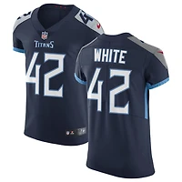 Kyzir White Men's Nike Navy Tennessee Titans Vapor Untouchable Custom Elite Jersey