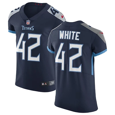 Kyzir White Men's Nike Navy Tennessee Titans Vapor Untouchable Custom Elite Jersey