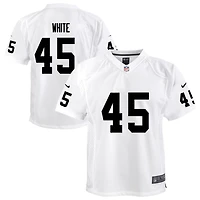 Devin White Youth Nike White Las Vegas Raiders Team Custom Game Jersey