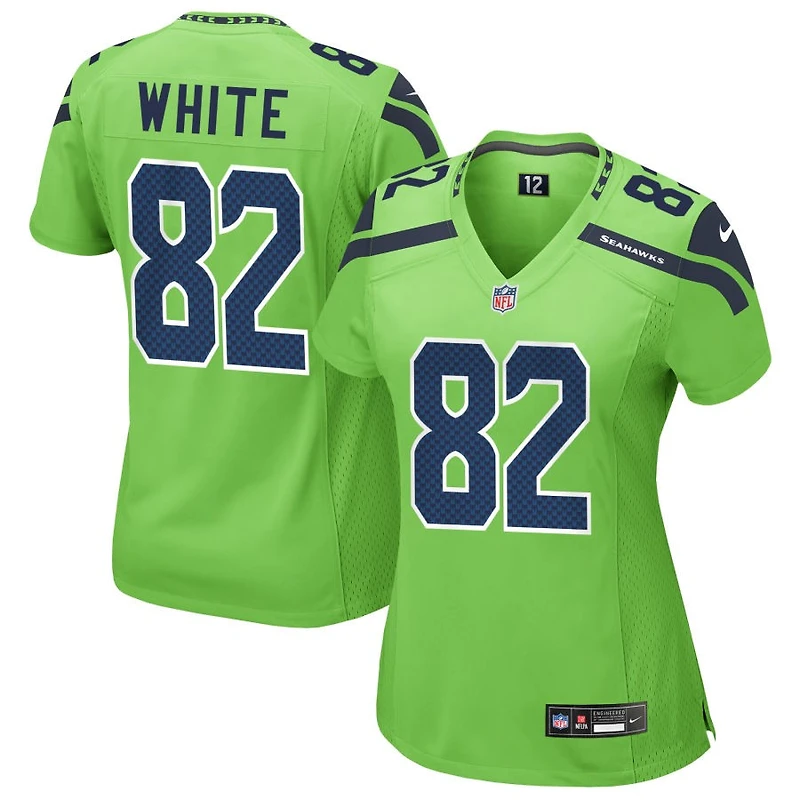 Cody White Women's Nike Neon Green Seattle Seahawks Alternate Custom Game Jersey