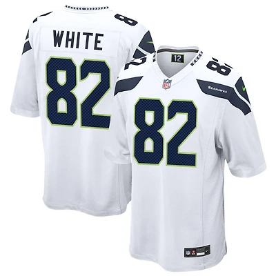 Cody White Men's Nike  White Seattle Seahawks Custom Game Jersey
