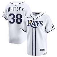 Forrest Whitley Youth Nike White Tampa Bay Rays Home Limited Custom Jersey
