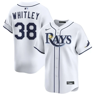 Forrest Whitley Youth Nike White Tampa Bay Rays Home Limited Custom Jersey