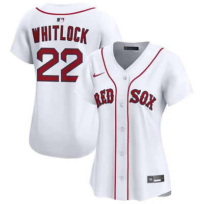Garrett Whitlock Women's Nike White Boston Red Sox Home Limited Custom Jersey