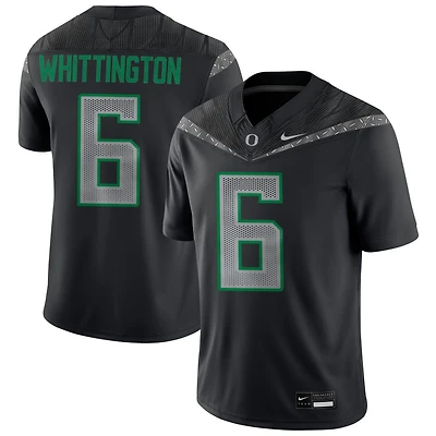 Noah Whittington Men's Nike Black Oregon Ducks NIL Pick-A-Player Game Jersey