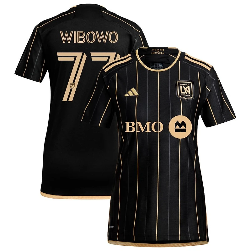 Adrian Wibowo Women's adidas Black LAFC 2024 Primary Replica Custom Jersey