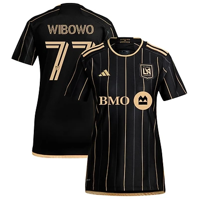 Adrian Wibowo Women's adidas Black LAFC 2024 Primary Replica Custom Jersey