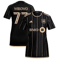 Adrian Wibowo Women's adidas  Black LAFC 2024 Primary Replica Custom Jersey