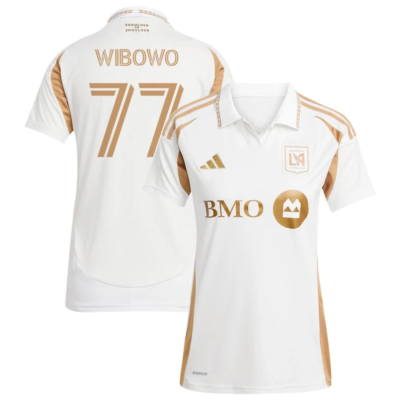 Adrian Wibowo Women's adidas  White LAFC 2025 Secondary Replica Custom Jersey