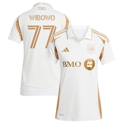 Adrian Wibowo Women's adidas  White LAFC 2025 Secondary Replica Custom Jersey