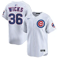 Jordan Wicks Men's Nike White Chicago Cubs Home Limited Custom Jersey