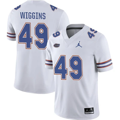 Jalen Wiggins Men's Jordan Brand White Florida Gators Pick-A-Player NIL Replica Football Jersey