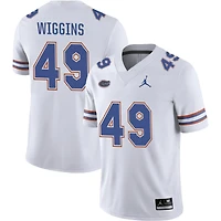 Jalen Wiggins Men's Jordan Brand White Florida Gators Pick-A-Player NIL Replica Football Jersey
