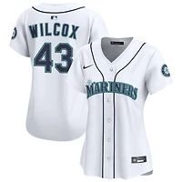 Cole Wilcox Women's Nike  White Seattle Mariners Home Limited Custom Jersey