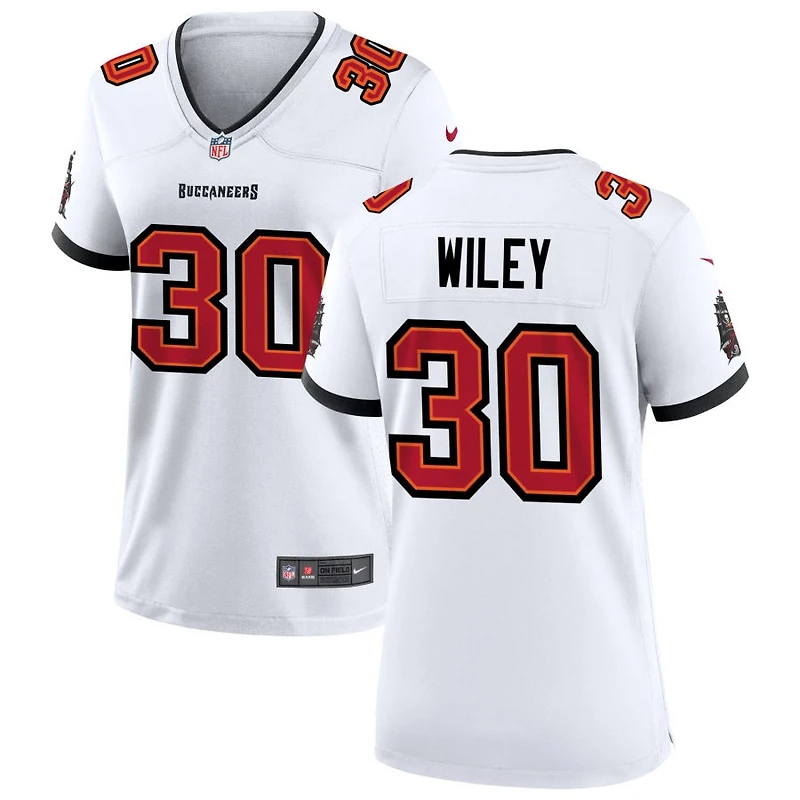 Michael Wiley Women's Nike Tampa Bay Buccaneers White Custom Game Jersey