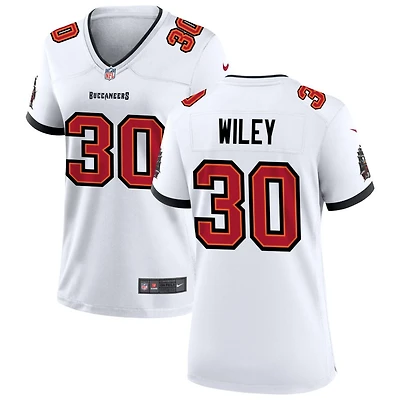 Michael Wiley Women's Nike Tampa Bay Buccaneers White Custom Game Jersey