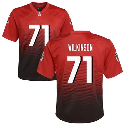 Elijah Wilkinson Youth Nike Red Atlanta Falcons Alternate Custom Game Jersey