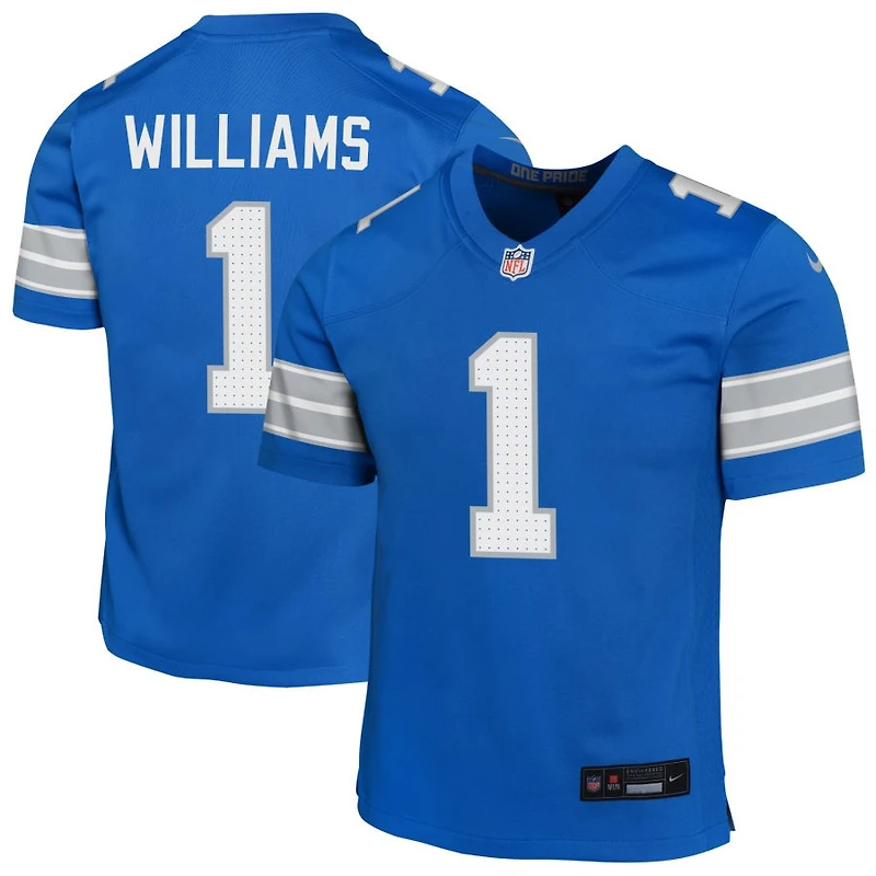Jameson Williams Youth Nike Blue Detroit Lions Custom Game Jersey