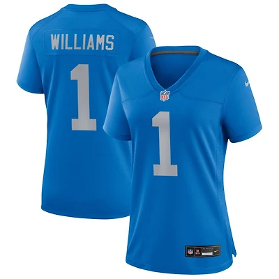 Jameson Williams Women's Nike Blue Detroit Lions Alternate Custom Game Jersey