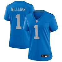 Jameson Williams Women's Nike Blue Detroit Lions Alternate Custom Game Jersey