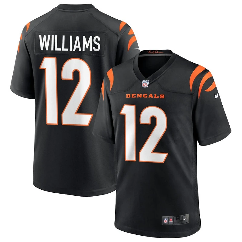 Ke'Shawn Williams Men's Nike Black Cincinnati Bengals Game Custom Jersey