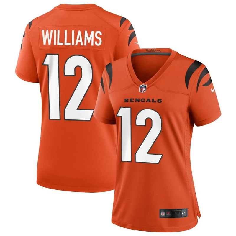 Ke'Shawn Williams Women's Nike Orange Cincinnati Bengals Alternate Game Custom Jersey