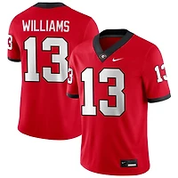 Tyler Williams Men's Nike Red Georgia Bulldogs NIL Pick-A-Player Game Jersey