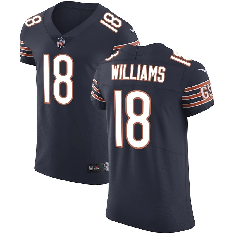 Caleb Williams Men's Nike Navy Chicago Bears Vapor Untouchable Custom Elite Jersey