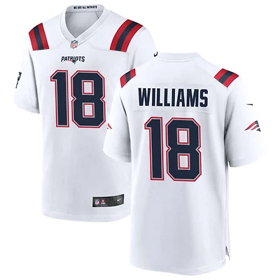 Kyle Williams Men's Nike White New England Patriots Custom Game Jersey