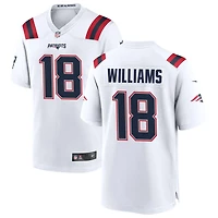 Kyle Williams Men's Nike White New England Patriots Custom Game Jersey