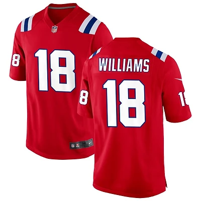 Kyle Williams Men's Nike Red New England Patriots Alternate Custom Jersey