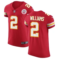 Joshua Williams Men's Nike Red Kansas City Chiefs Vapor Untouchable Custom Elite Jersey